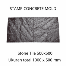 Muat gambar ke penampil Galeri, Stamp Concrete Mold:  Stone Tile.( 1 set = 3pcs )
