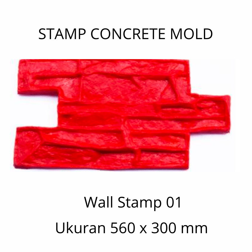 Stamp Concrete Mold:  Wall Stamp Mat