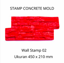 Muat gambar ke penampil Galeri, Stamp Concrete Mold:  Wall Stamp Mat
