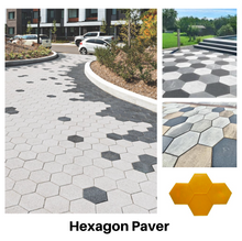 Muat gambar ke penampil Galeri, Stamp Concrete Mold:  Hexagon Paver

