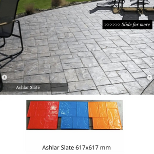 Stamp Concrete Mold:  Ashlar Slate ( 1pcs)