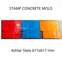 Muat gambar ke penampil Galeri, Stamp Concrete Mold:  Ashlar Slate ( 1pcs)

